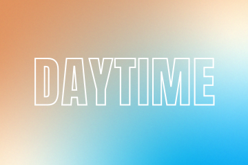 Workshop Time Options - Daytime